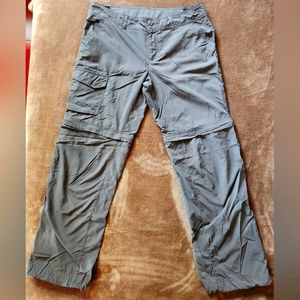 Columbia Women's Trail Convertible Pant 10 Short, Grey